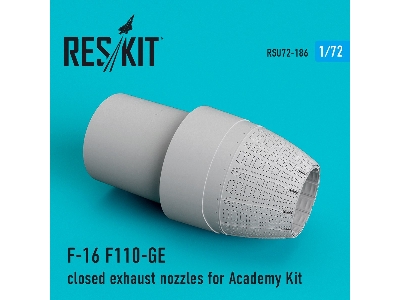 F-16 F110-ge Close Exhaust Nozzles For Academy Kit - zdjęcie 1