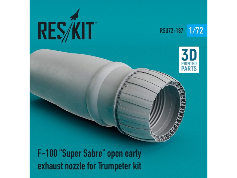 F-100 Super Sabre Open Early Exhaust Nozzle For Trumpeter Kit - zdjęcie 1 F-100 Super Sabre Open Early Exhaust Nozzle For Trumpeter Kit - zdjęcie 1