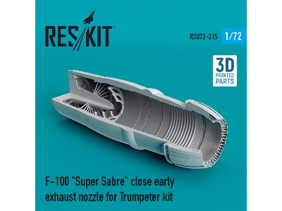 F-100 Super Sabre Close Early Exhaust Nozzle For Trumpeter Kit - zdjęcie 2