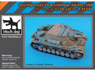 Sturmpanzer Iv Brummbar Sd.Kfz. 166 Accessories Set For Tamiya - zdjęcie 1