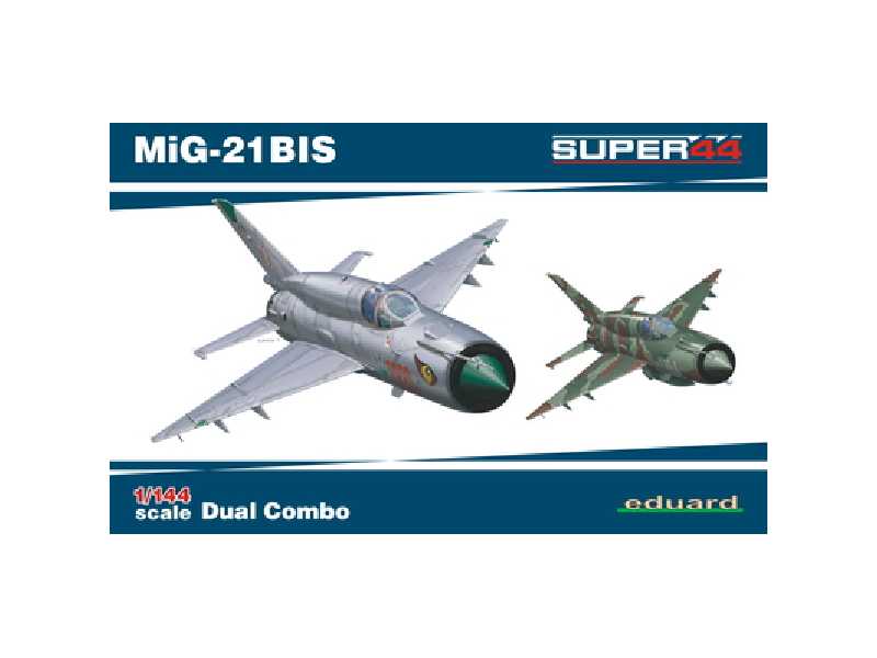 MiG-21BIS DUAL COMBO 1/144 - zestaw 2 modele - zdjęcie 1 MiG-21BIS DUAL COMBO 1/144 - zestaw 2 modele - zdjęcie 1