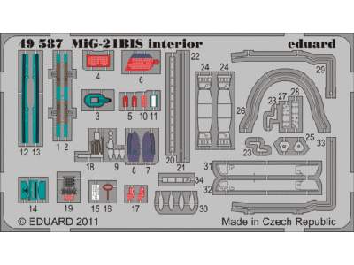  MiG-21BIS interior S. A. 1/48 - Eduard - blaszki - zdjęcie 1