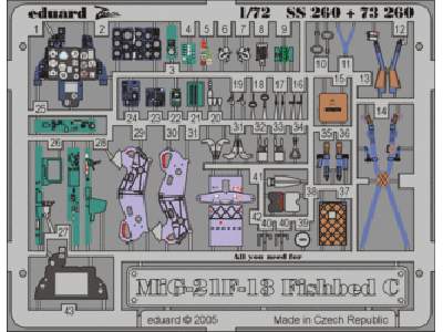  MiG-21F-13 Fishbed C 1/72 - Revell - blaszki - zdjęcie 1