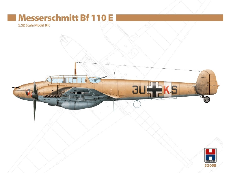 Messerschmitt Bf 110 E - zdjęcie 1 Messerschmitt Bf 110 E - zdjęcie 1