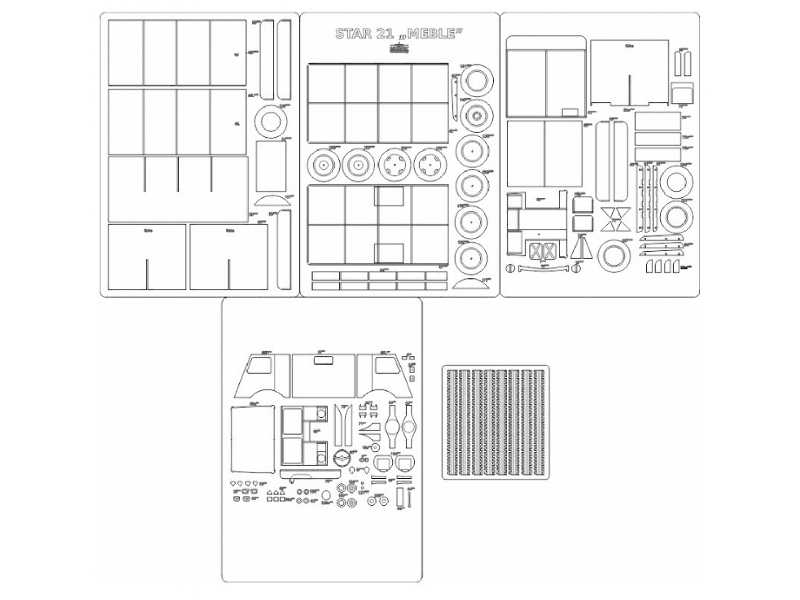 Star 21 Meblowóz - Szkielet, Detale, Siatki, Bieżniki - zdjęcie 1