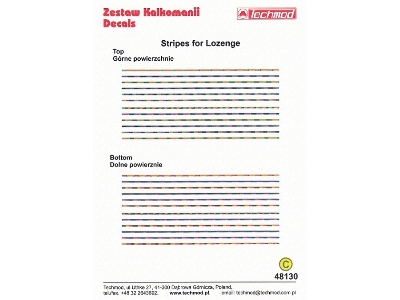 Kamuflaż lozenge paski - zdjęcie 3