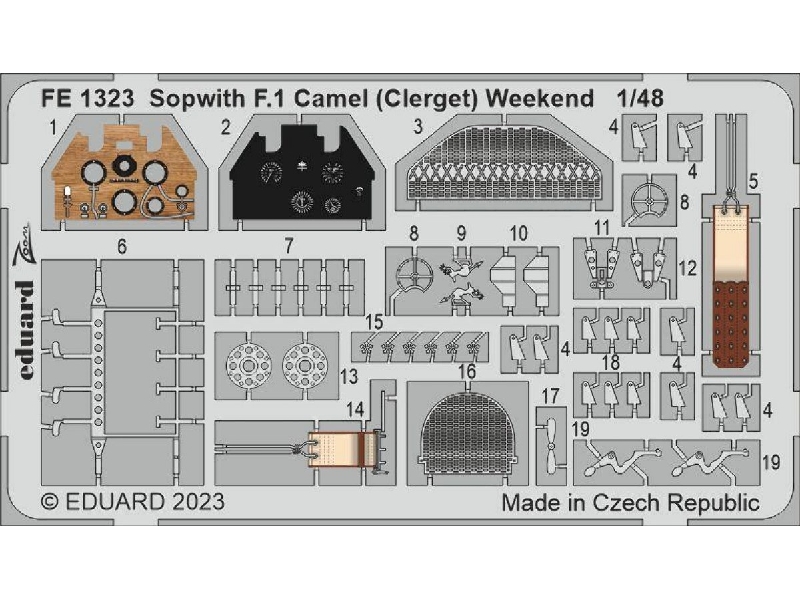 Sopwith F.1 Camel (Clerget) Weekend - Eduard - zdjęcie 1