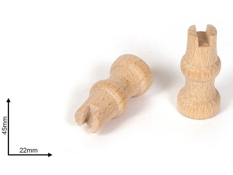 Kolumny Drewniane 45mm 2szt / 2 Pcs - zdjęcie 1 Kolumny Drewniane 45mm 2szt / 2 Pcs - zdjęcie 1