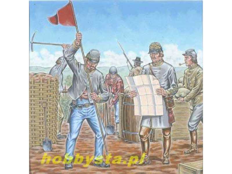 Figurki - Confederate Pioneers - zdjęcie 1 Figurki - Confederate Pioneers - zdjęcie 1