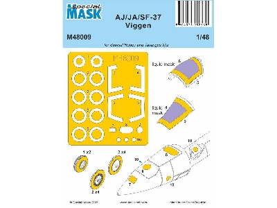 Aj/Ja/Sf-37 Viggen (For Special Hobby And Tarangus Kits) - zdjęcie 1