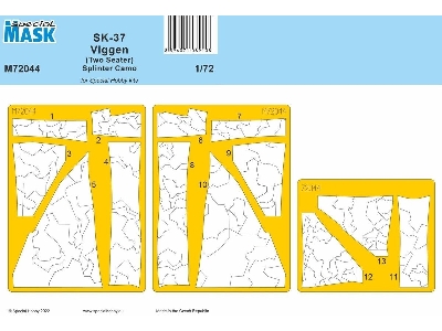 Sk-37 Viggen (Two Seater) Splinter Camo - zdjęcie 1