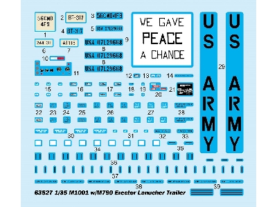 M1001 W/m790 Erector Lanucher Trailer - zdjęcie 3