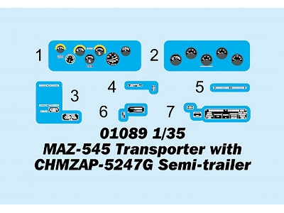 Maz-545 Transporter With Chmzap-5247g Semi-trailer - zdjęcie 3