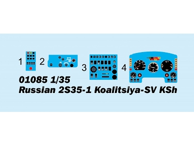 Russian 2s35-1 Koalitsiya-sv Ksh - zdjęcie 3
