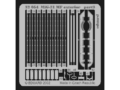  MiG-21MF exterior 1/32 - Trumpeter - blaszki - zdjęcie 4