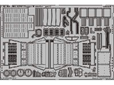  MiG-23MF Flogger B exterior 1/32 - Trumpeter - blaszki - zdjęcie 2