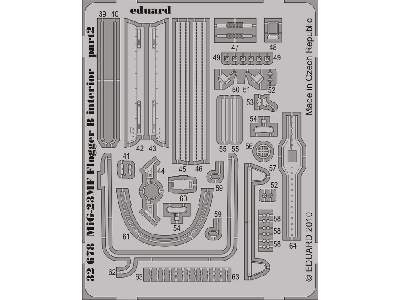  MiG-23MF Flogger B interior S. A. 1/32 - Trumpeter - blaszki - zdjęcie 3