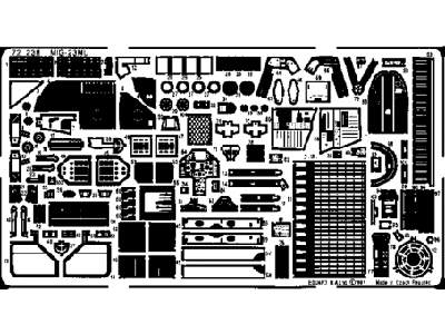  MiG-23ML 1/72 - Italeri - blaszki - zdjęcie 1