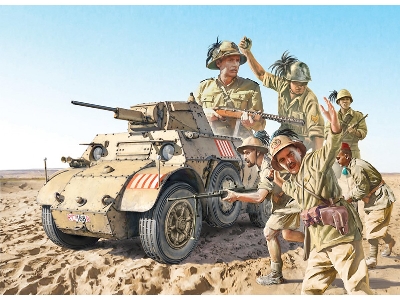 Autoblinda AB 41 z Bersalierami z El Alamein - zdjęcie 1