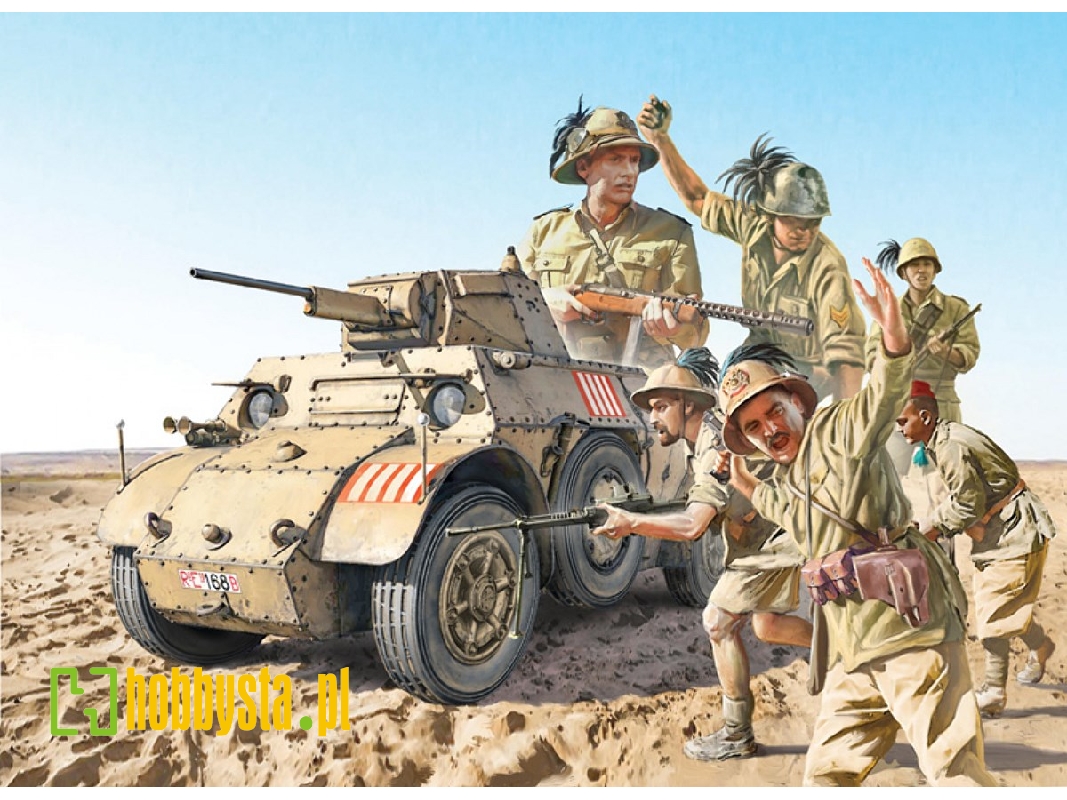 Autoblinda AB 41 z Bersalierami z El Alamein - zdjęcie 1 Autoblinda AB 41 z Bersalierami z El Alamein - zdjęcie 1