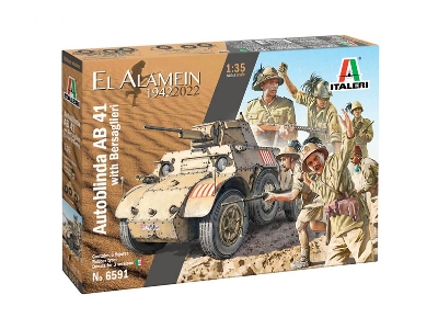 Autoblinda AB 41 z Bersalierami z El Alamein - zdjęcie 2