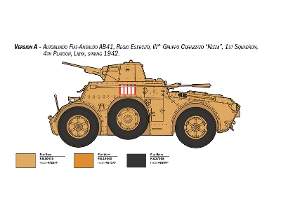 Autoblinda AB 41 z Bersalierami z El Alamein - zdjęcie 4