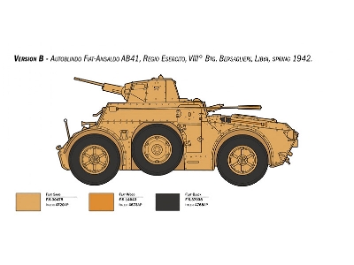 Autoblinda AB 41 z Bersalierami z El Alamein - zdjęcie 5