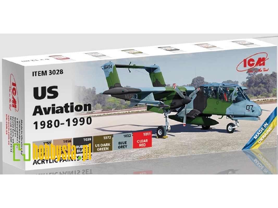 Acrylic Paint Set For Us Aviation 1980 - 1990 - zdjęcie 1 Acrylic Paint Set For Us Aviation 1980 - 1990 - zdjęcie 1