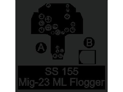  MiG-23ML Flogger 1/72 - Italeri - blaszki - zdjęcie 3