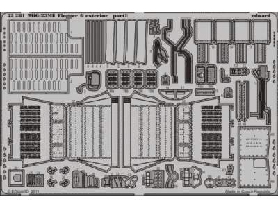  MiG-23ML Flogger G exterior 1/32 - Trumpeter - blaszki - zdjęcie 1