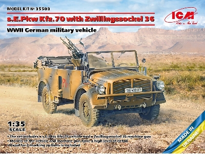 S.E.Pkw Kfz.70 With Zwillingssockel 36 - zdjęcie 1