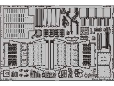  MiG-23ML Flogger G exterior 1/32 - Trumpeter - blaszki - zdjęcie 2