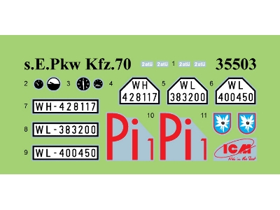 S.E.Pkw Kfz.70 With Zwillingssockel 36 - zdjęcie 14