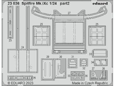 Spitfire Mk. IXc 1/24 - AIRFIX - zdjęcie 2