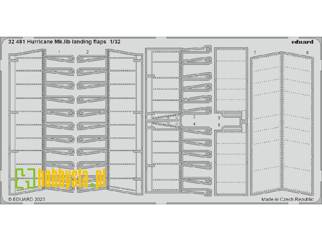 Hurricane Mk. IIb landing flaps 1/32 - REVELL - zdjęcie 1 Hurricane Mk. IIb landing flaps 1/32 - REVELL - zdjęcie 1