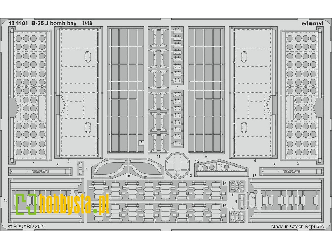 B-25J bomb bay 1/48 - HONG KONG MODELS - zdjęcie 1