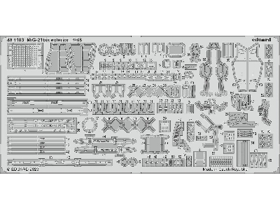 MiG-21bis exterior 1/48 - EDUARD - zdjęcie 1