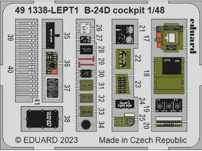 B-24D cockpit 1/48 - REVELL - zdjęcie 2