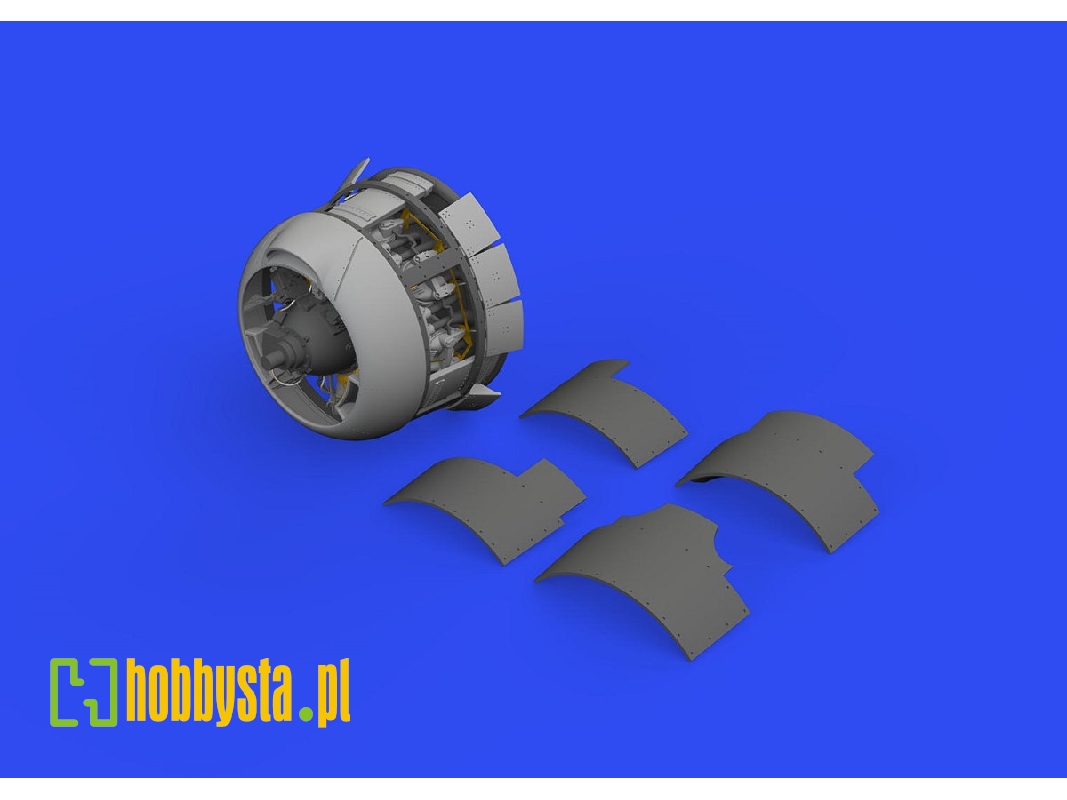 F4F-4 engine PRINT 1/48 - EDUARD - zdjęcie 1