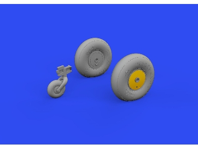 Anson Mk. I wheels 1/48 - AIRFIX - zdjęcie 2