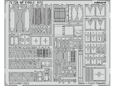 Bf 110G-2 1/72 - EDUARD - zdjęcie 1