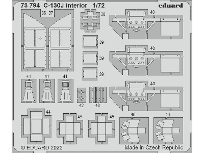 C-130J interior 1/72 - ZVEZDA - zdjęcie 2