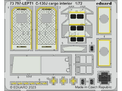 C-130J cargo interior 1/72 - ZVEZDA - zdjęcie 1