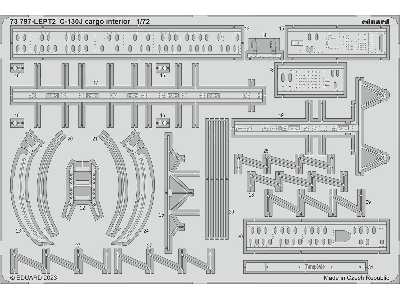 C-130J cargo interior 1/72 - ZVEZDA - zdjęcie 2