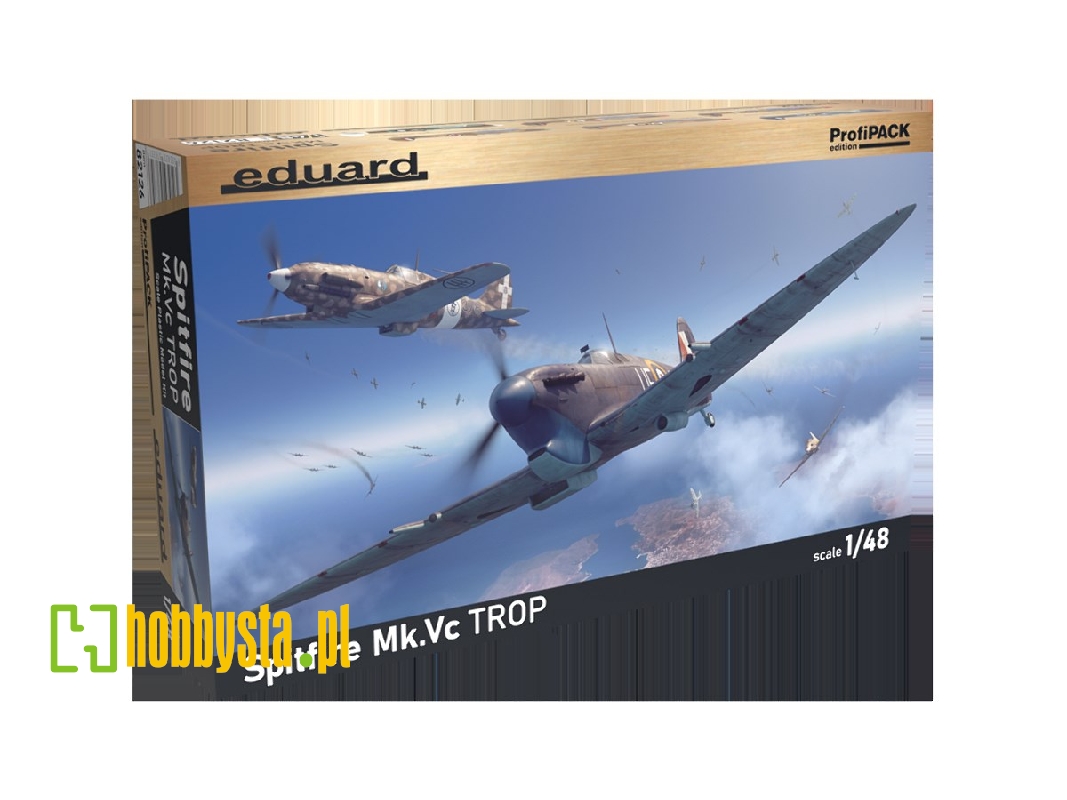 Spitfire Mk. Vc TROP 1/48 - zdjęcie 1 Spitfire Mk. Vc TROP 1/48 - zdjęcie 1