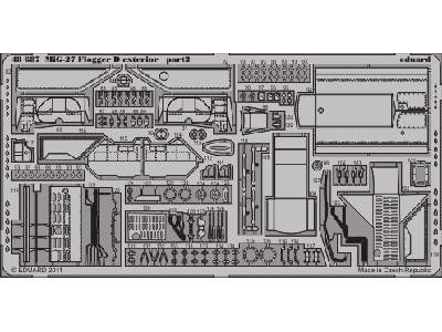  MiG-27 Flogger D exterior 1/48 - Italeri - blaszki - zdjęcie 3