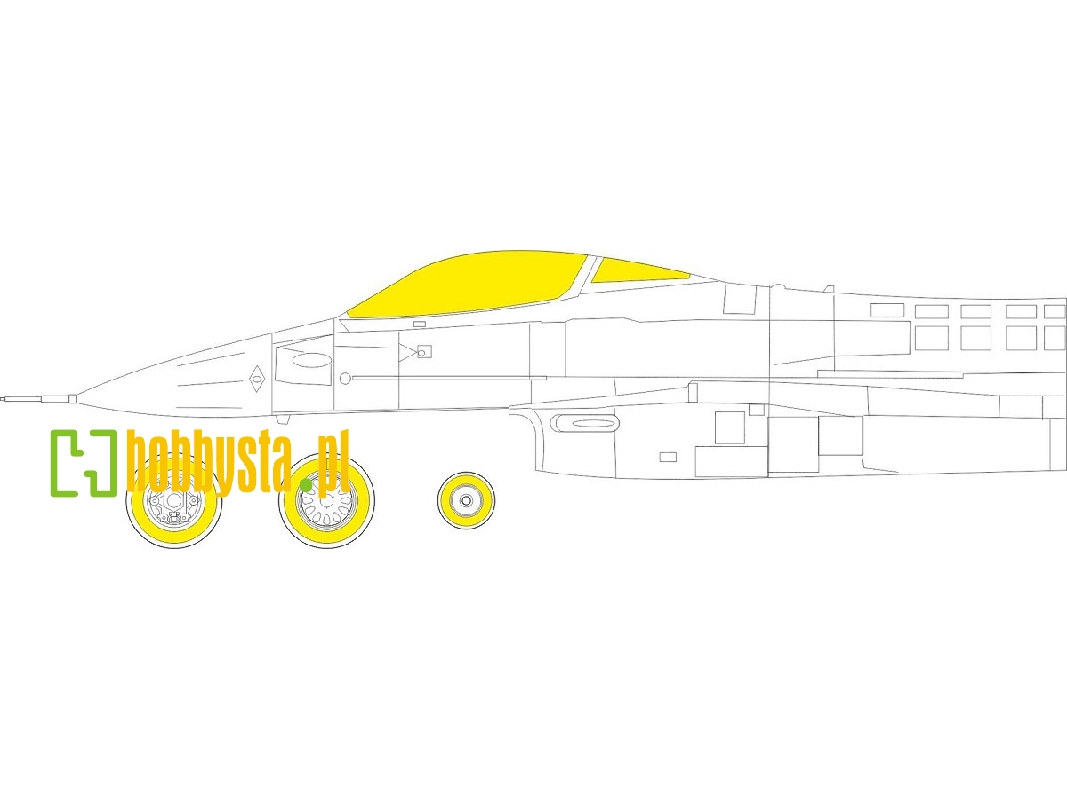 F-16A MLU TFace 1/48 - KINETIC MODEL - zdjęcie 1