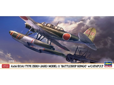 Aichi E13a1 Type Zero (Jake) Model 11 'battleship Kongo' W/Catapult - zdjęcie 1