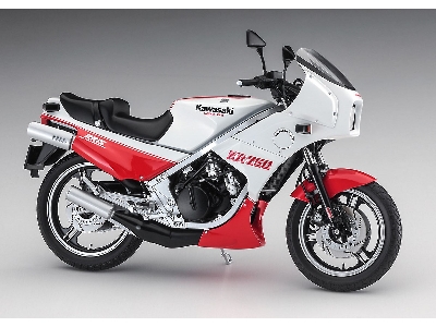 Kawasaki Kr250 White/Red Color (1984) - zdjęcie 2