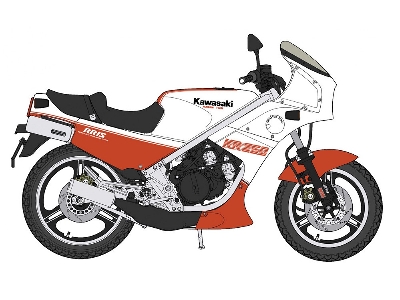 Kawasaki Kr250 White/Red Color (1984) - zdjęcie 4